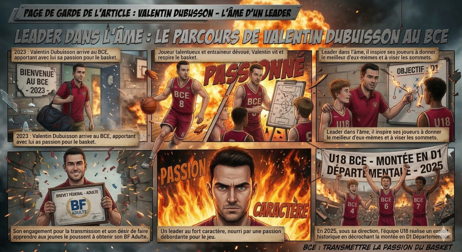 🏀 Portrait de Coach : Valentin Dubuisson, l’Ame d’un Leader